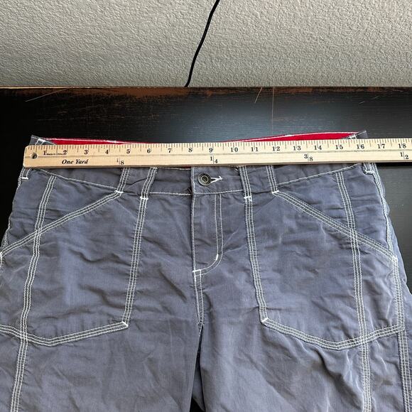 Prana Pants 6 Women Y2K Hiking Cargo Capri Gray Mid Rise Skater Grunge Casual - Picture 7 of 14